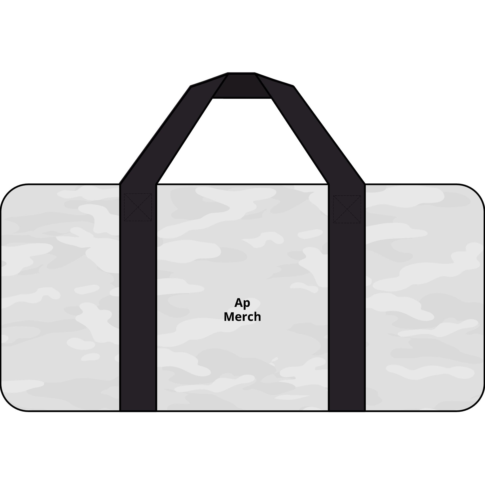 Tripper Duffel Bag — Checker Strap / Black Camo Travel Weekender