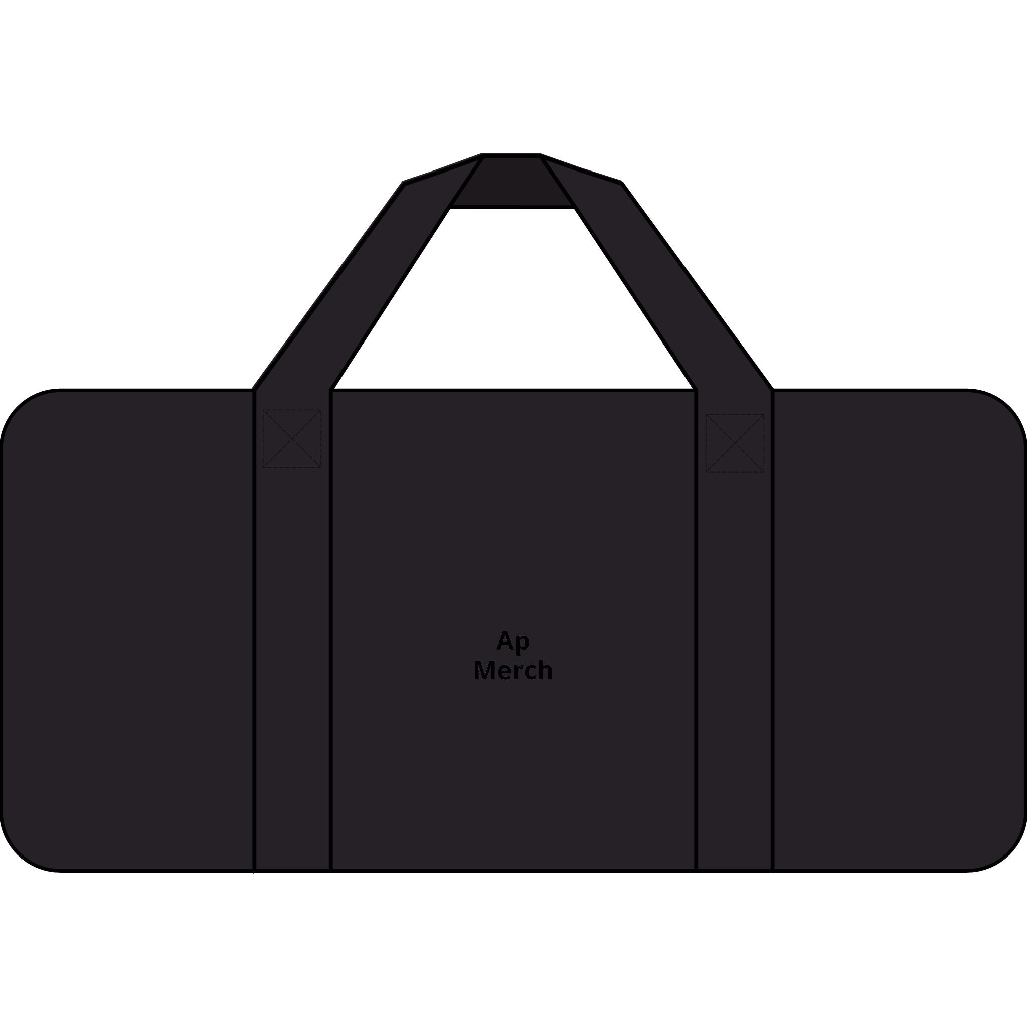 Tripper Duffel Bag — Checker Strap / Black Camo Travel Weekender