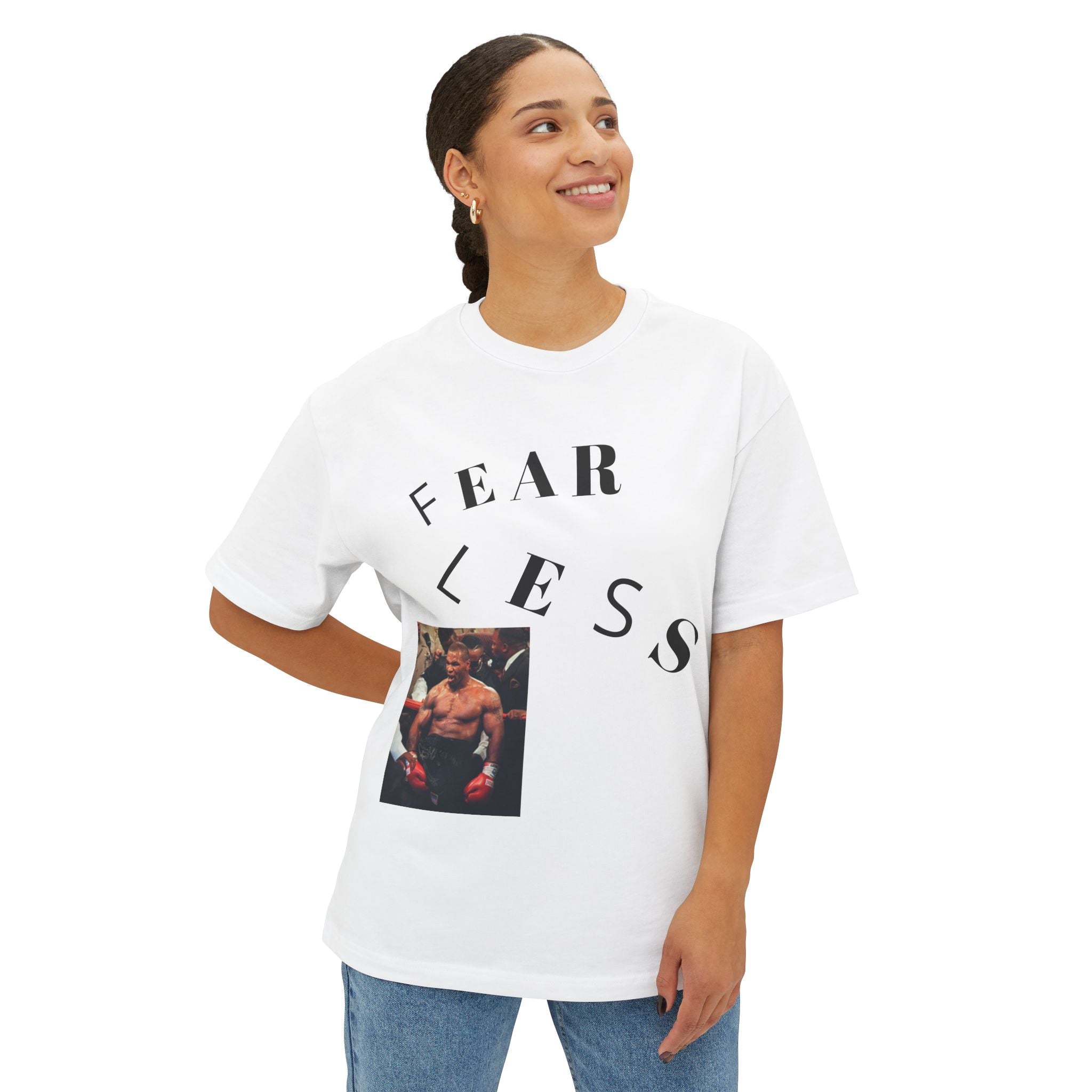 Fearless Mike Tyson Tee — Boxing Photo Graphic T-Shirt