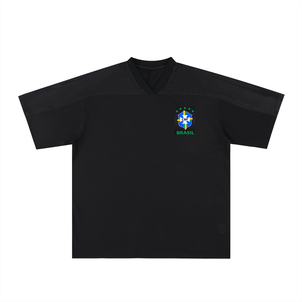 Oversized Mesh V-Neck Soccer Neymar Jr Jersey