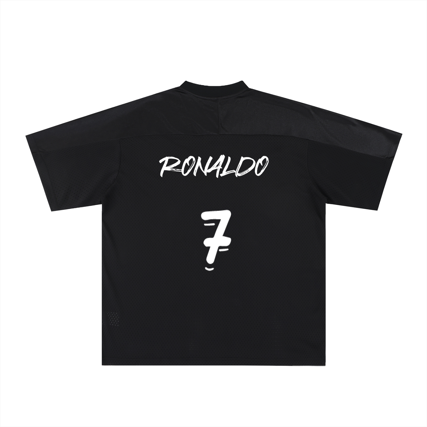 Oversized Mesh V-Neck Soccer CR7 Jersey